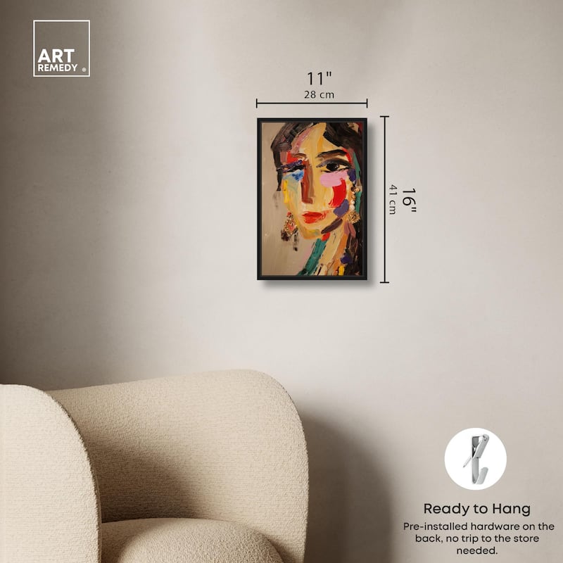 Colorful Expression II Canvas by Art Remedy