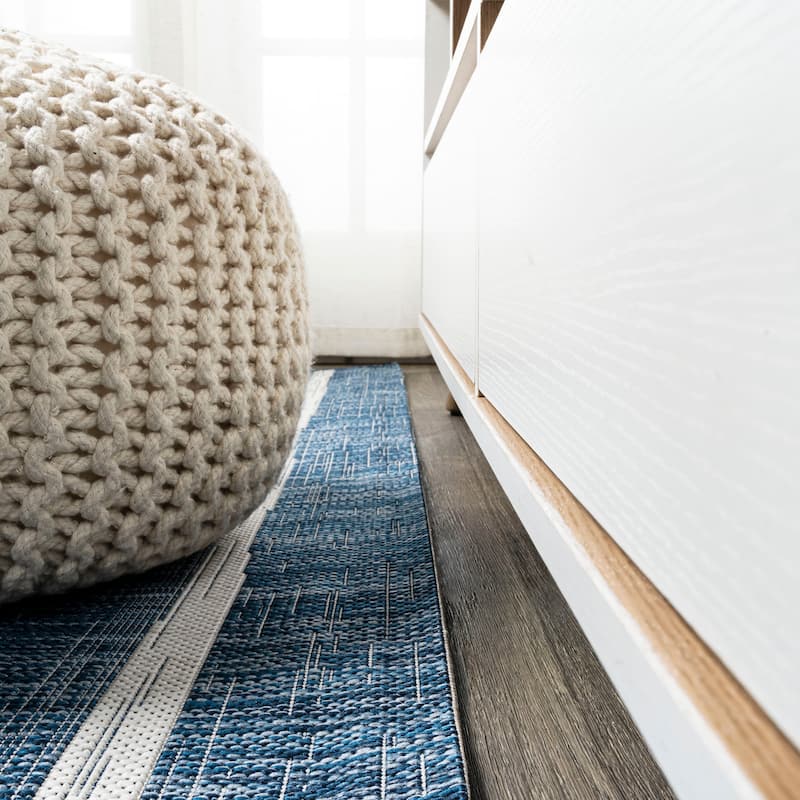 JONATHAN Y Andratx Berber Stripe Indoor/Outdoor Area Rug