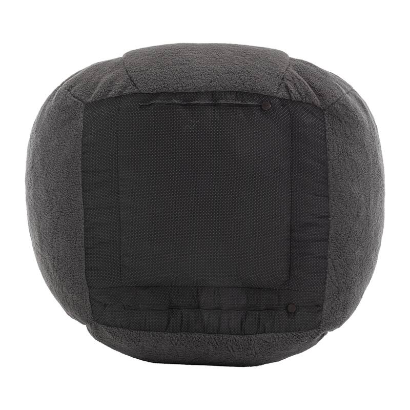 Apartment Living Room Bean Bag Chair with Tufted Soft Stuffed Filling