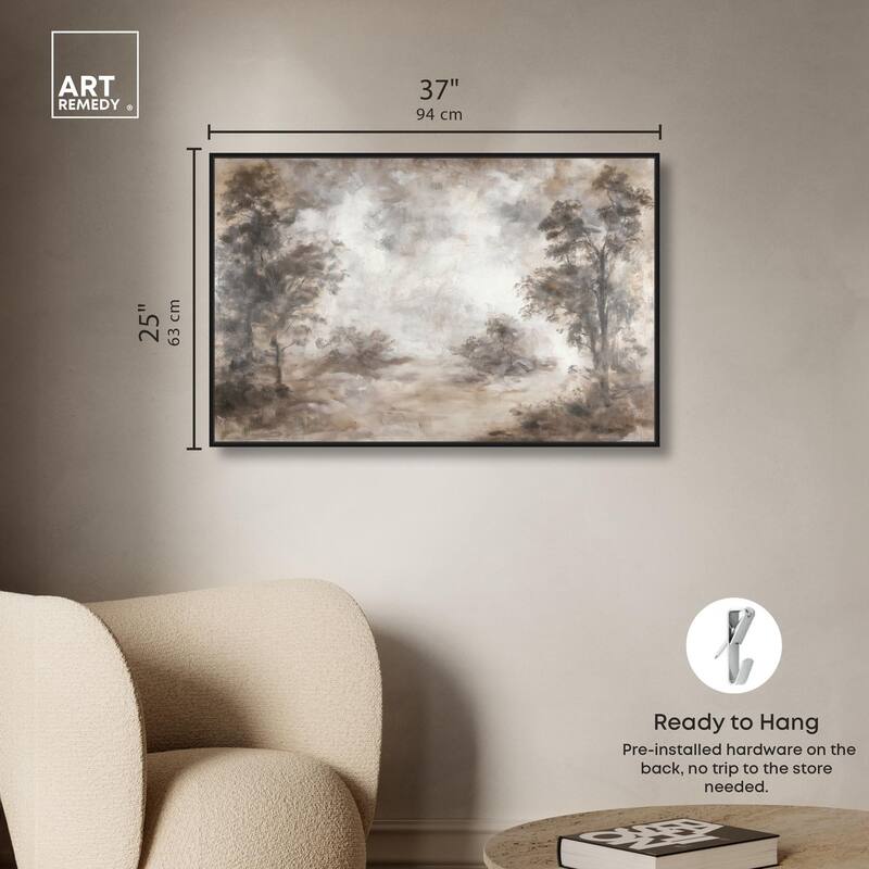 Veiled in Fog Canvas by Art Remedy