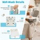 preview thumbnail 10 of 22, Babyjoy Foldable Highchair Baby Feeding Chair with 360° Rotating - See Details