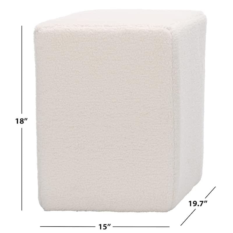 SAFAVIEH Cierra Diamond-Shaped Ottoman (Fully Assembled)