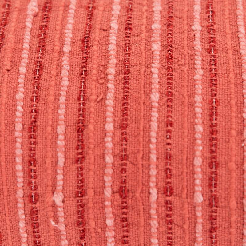 Rizzy Home Tonal Stripe Textured Solid Throw Pillow