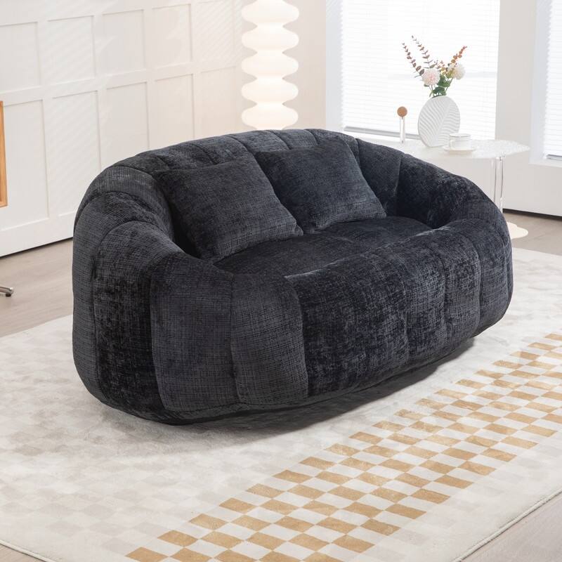 59.05" Bean Bag Sofa Lazy Sofa Durable Comfortable Lounger High Back Bean Bag Chair