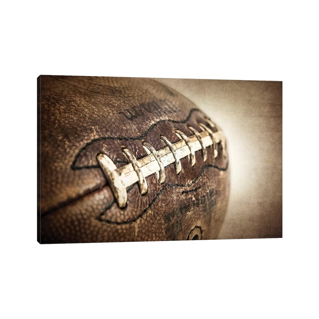 iCanvas "Football Vintage" by Saint and Sailor Studios Canvas Print