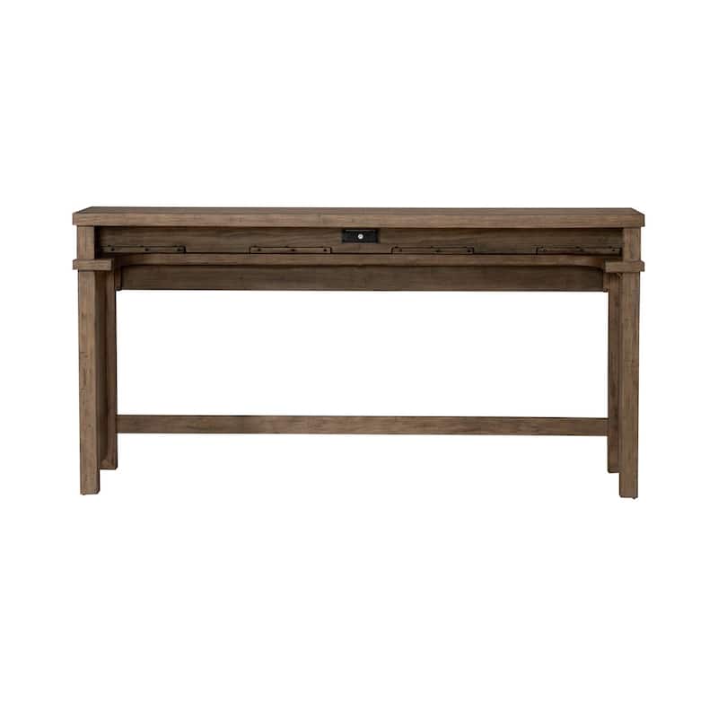 Pinebrook Ridge Weathered Toffee 4 Piece Console Table Set