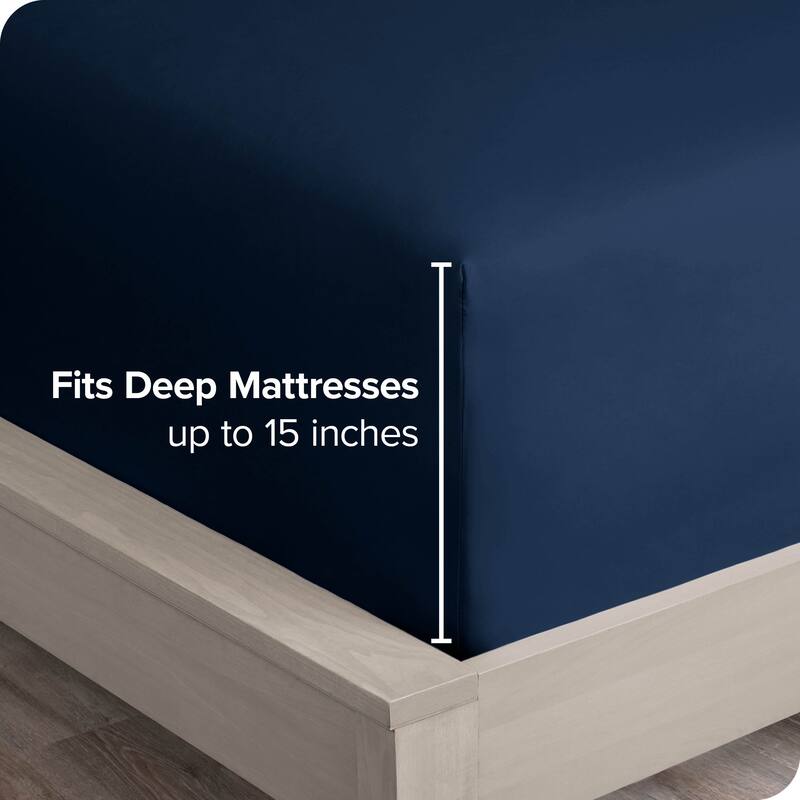 Bare Home 2-Pack Microfiber Fitted Bottom Sheets
