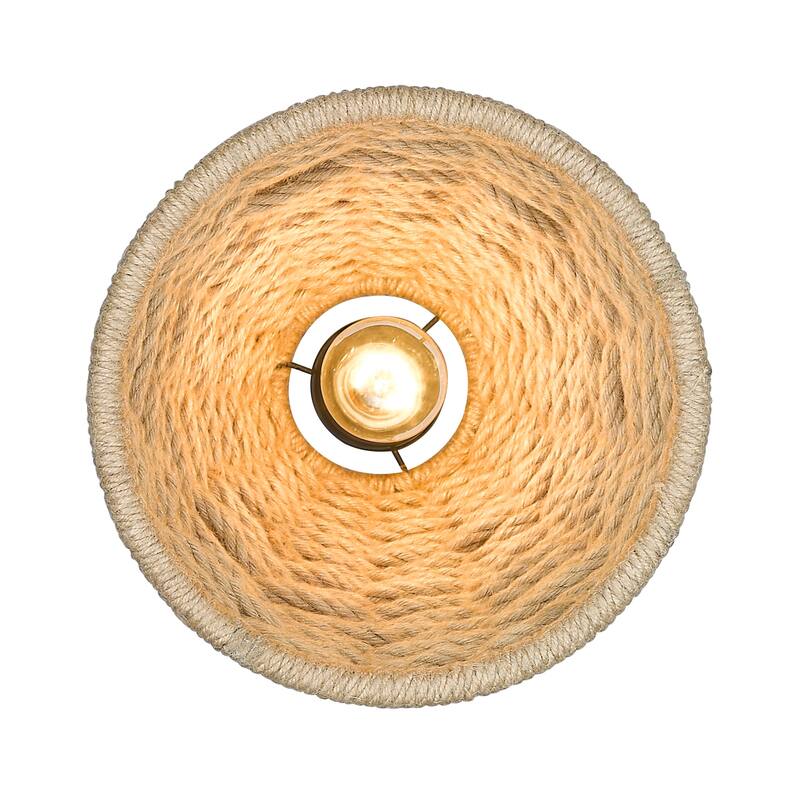 Golden Lighting Hathaway 1-light Pendant in Matte Black