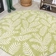 preview thumbnail 160 of 211, JONATHAN Y Galon Palm Frond Indoor/Outdoor Area Rug