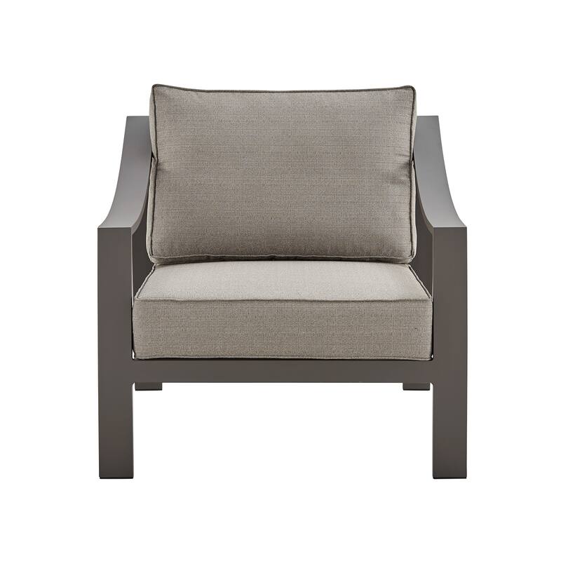 Koda Modern Aluminum Outdoor Chair with Cushions
