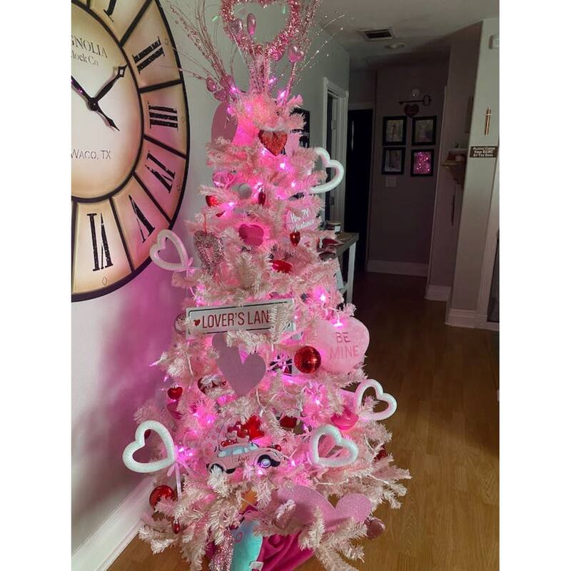 50ct Pink LED Mini Christmas Lights - 16.25 ft Green Wire