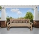 preview thumbnail 3 of 4, Seven Seas Teak Saint Thomas Outdoor Teak Wood Patio Bench, 6 Foot