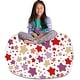 preview thumbnail 165 of 187, Kids Bean Bag Chair Cover Stuffed Animal Storage or Toy Organizer