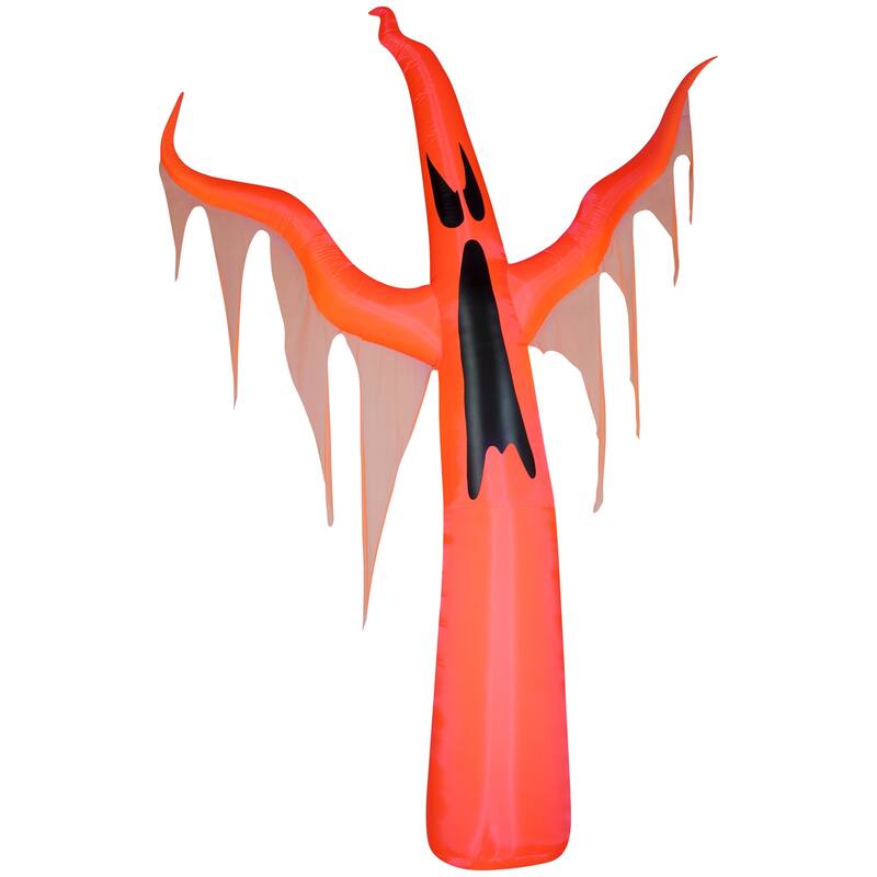 Neon Airblown w/ Black Light-Orange Ghost-Giant