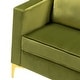 preview thumbnail 9 of 71, Clos 51'' Modern Upholstered Sofa with Golden Legs by HULALA HOME
