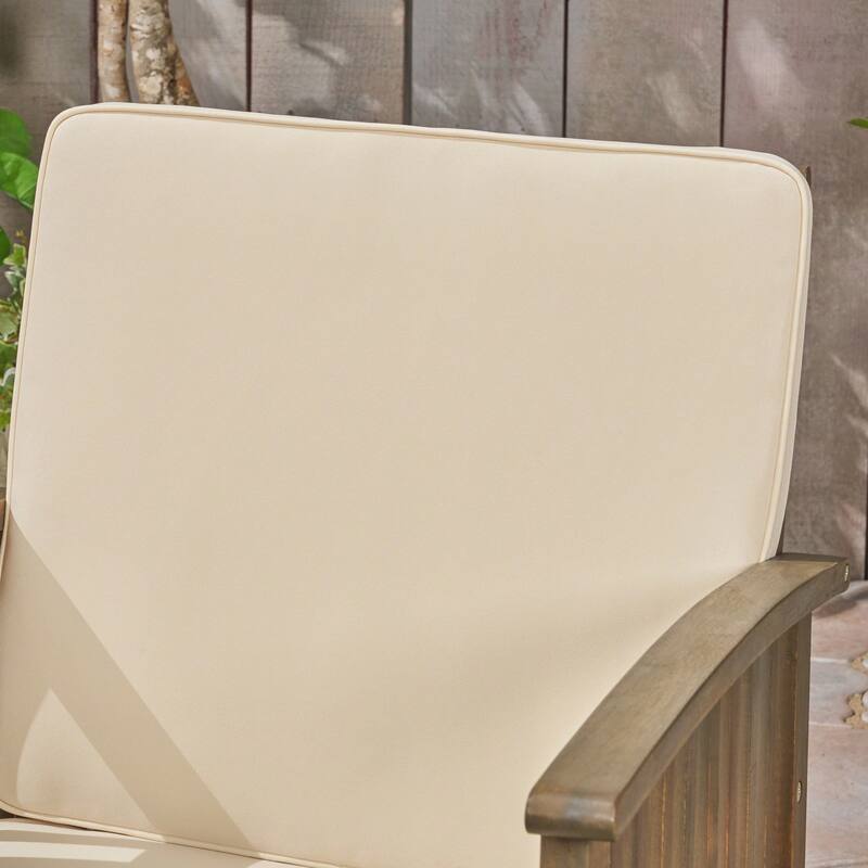 Exquisite Acacia Wood Club Chair for Outdoor