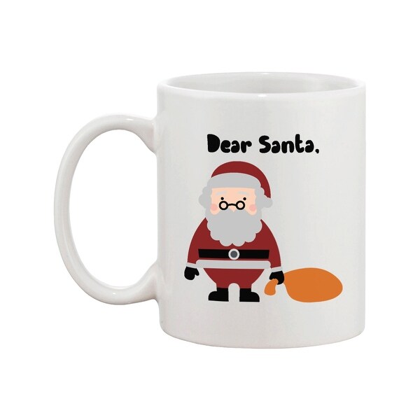 White 14 Oz Christmas Time Ceramic Cup This Might be Wine Funny Santa Claus Coffee Mug Unique White 14 Oz Christmas Time Ceramic Cup This Might be Wine Funny Santa Claus Coffee Mug Unique