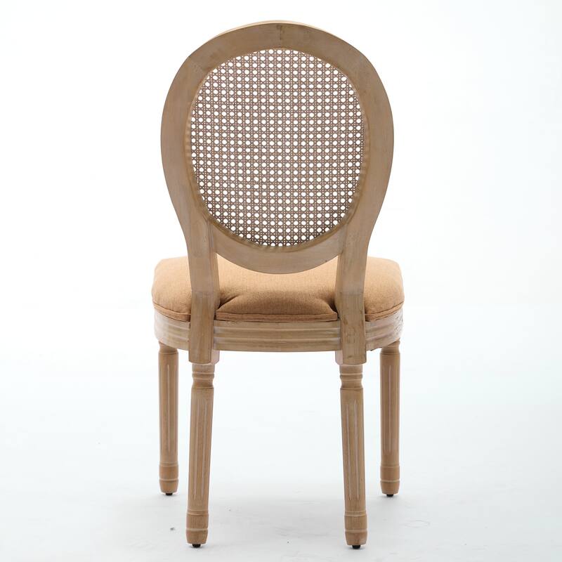 Set of 2 Antique French-Style Dining Chairs
