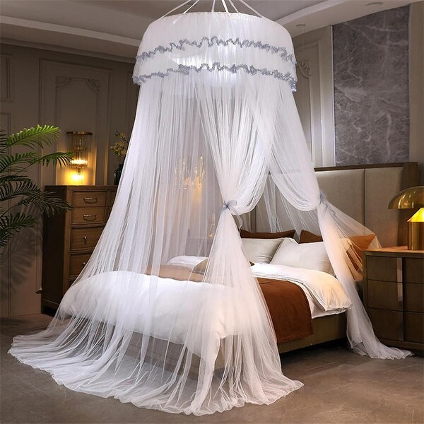 Princess Canopy Curtains Double Layer Sheer Mesh On Sale Bed Bath Beyond 41502521