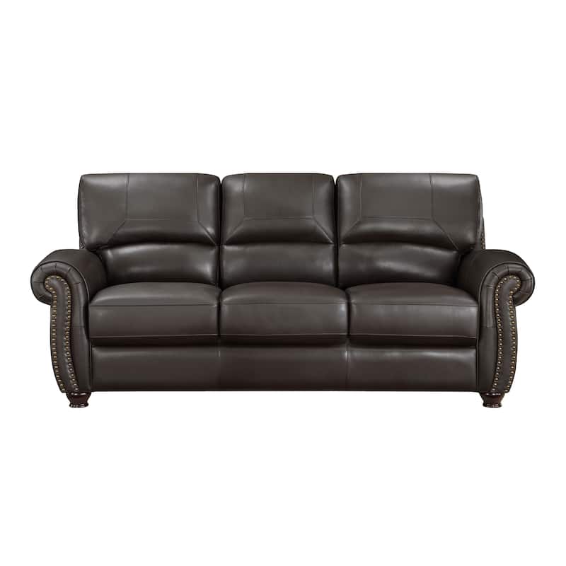 Ionia 2-Piece Leather Match Living Room Sofa Set