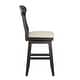 preview thumbnail 54 of 79, Eleanor Napoleon Back Wood Swivel Chair by iNSPIRE Q Classic