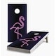 preview thumbnail 1 of 5, Neon Flamingo Cornhole Game (Choose Wraps or Boards) 2x4 Boards (24" x 48") - Include ALL Accessories