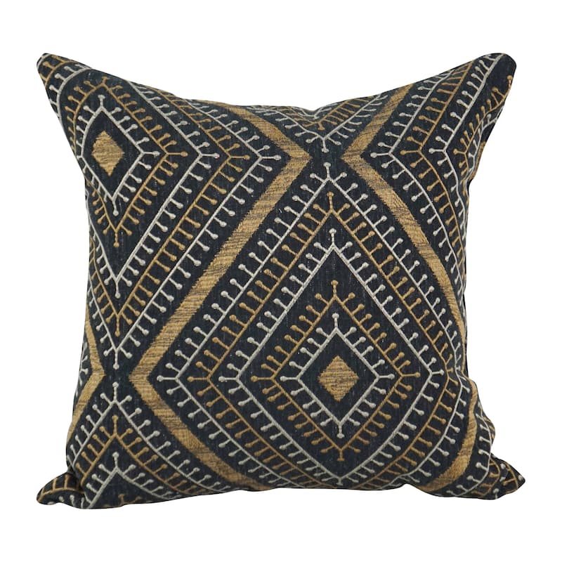 Blazing Needles 17-inch Square Throw Pillows (Set of 2)