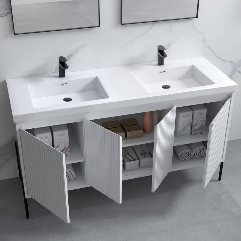 Ripple 60" Bathroom Vanity Set