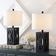 preview thumbnail 13 of 14, Ibiza 21.5" Farmhouse Wood LED Table Lamp, Brown (Set of 2), by JONATHAN Y
