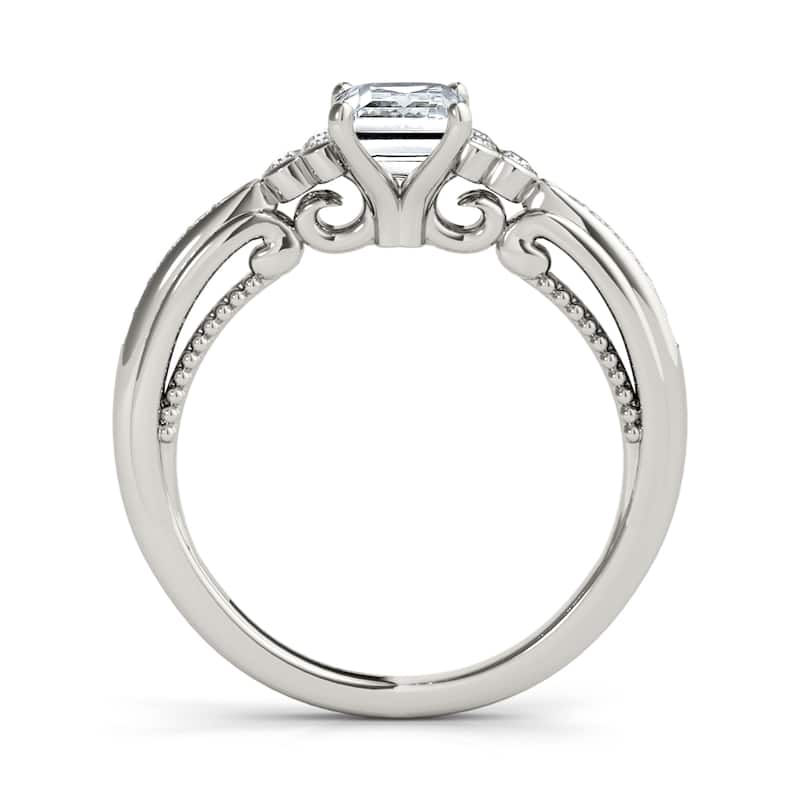 Auriya 14k White Gold Lab Grown Emerald Diamond Engagement Ring 0.50 to 5.00 ct. tw. (F-G VS)