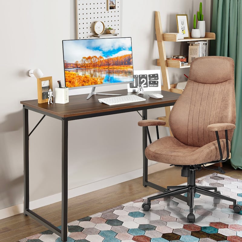 Costway Computer Desk Writing Workstation Study Laptop Table Home