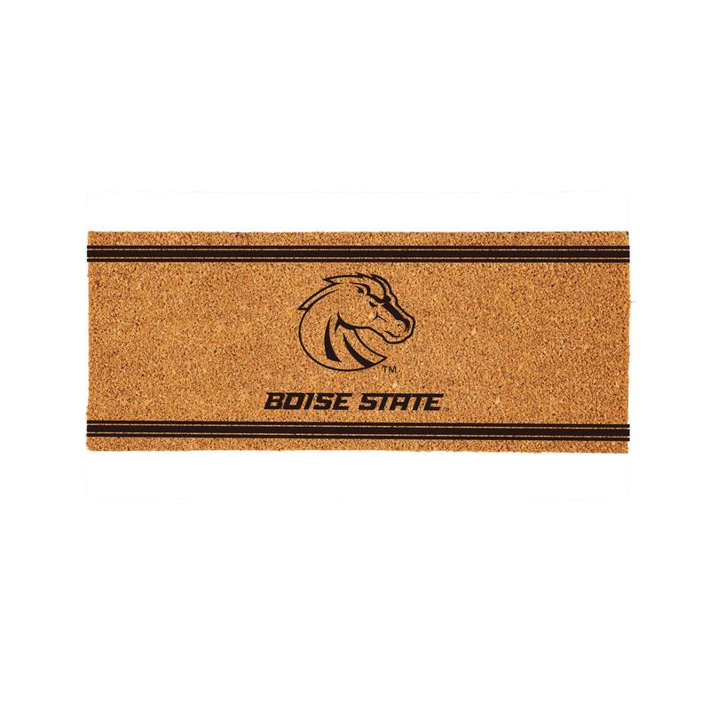 Boise State University Monochrome Indoor/Outdoor Coir Door Mat