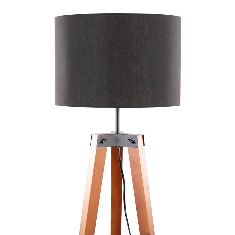 Carson Carrington Compass Tripod Floor Lamp with Shelf