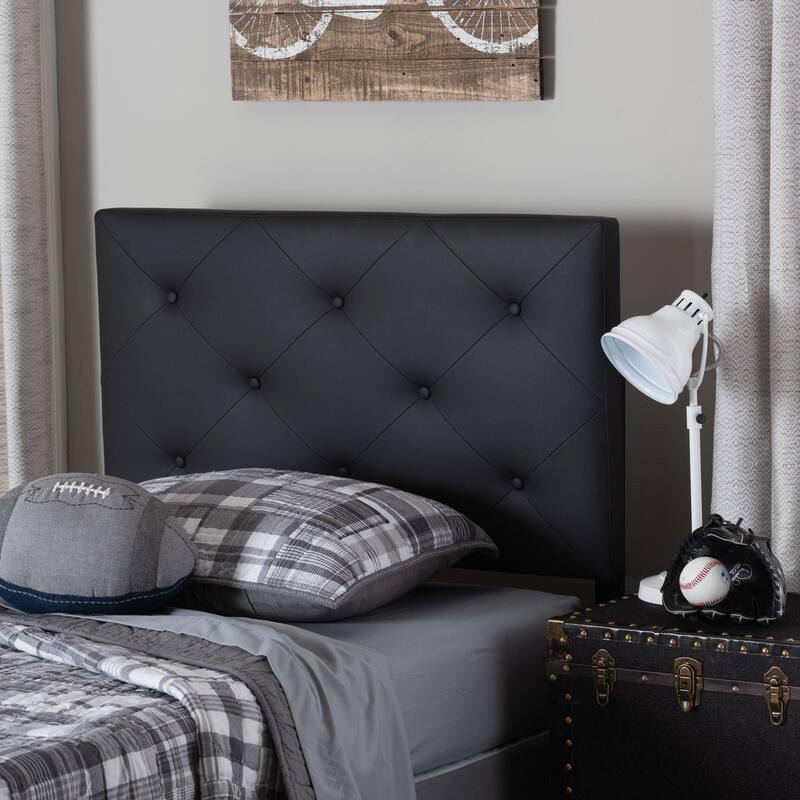 Taylor & Olive Founders Faux Leather Upholstered Headboard