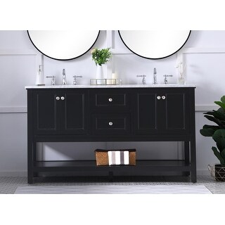 60 in. double sink bathroom vanity set