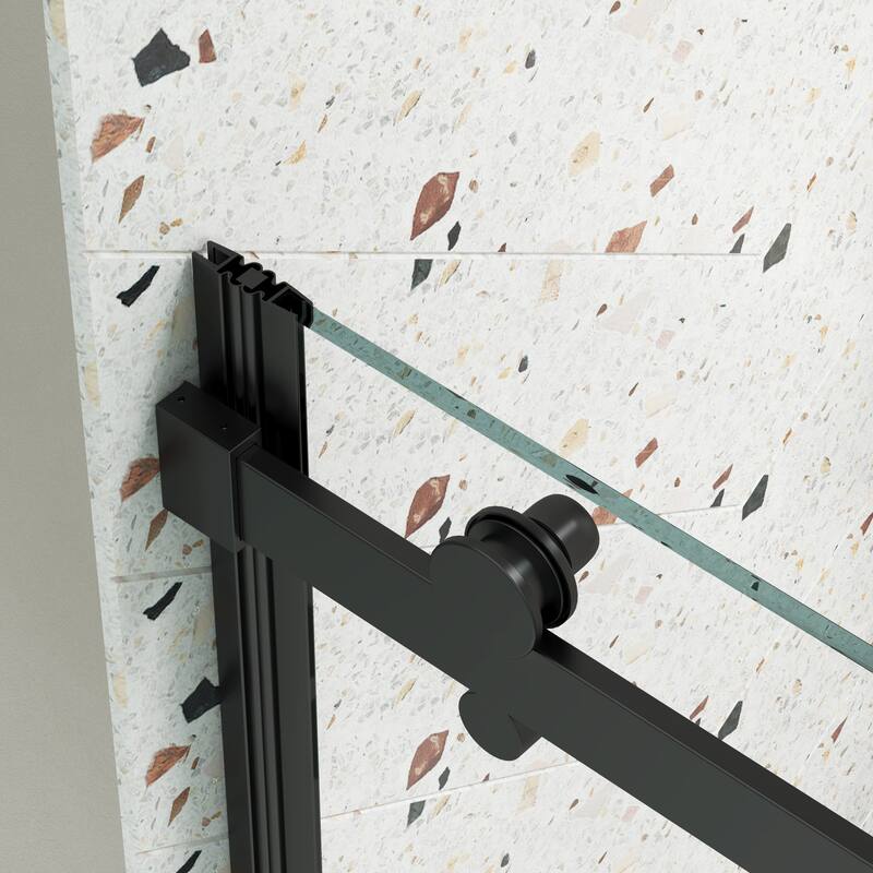 Bathtub shower door, sliding door, with 5/16" tempered glass