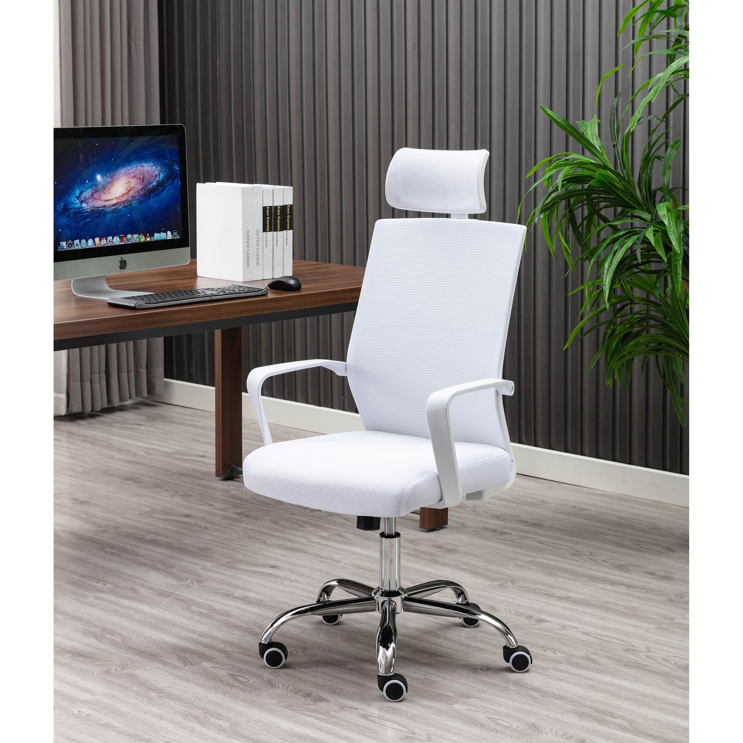 Porthos Home Heath Swivel Office Chair Mesh Back With Head Support Overstock 32634016