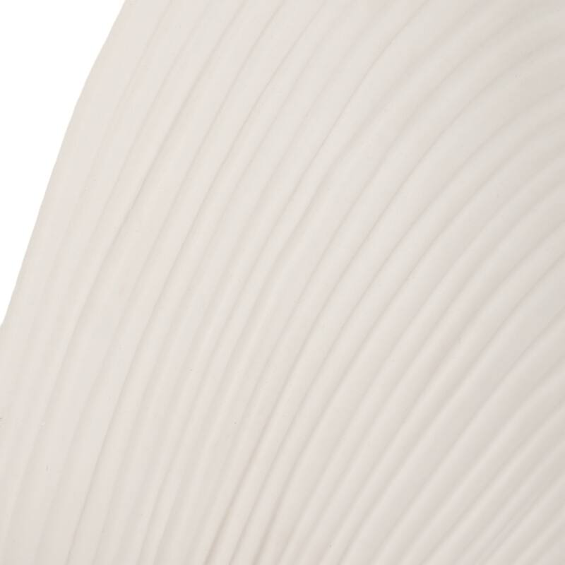 Sagebrook Home Stoneware White Seashell Decor