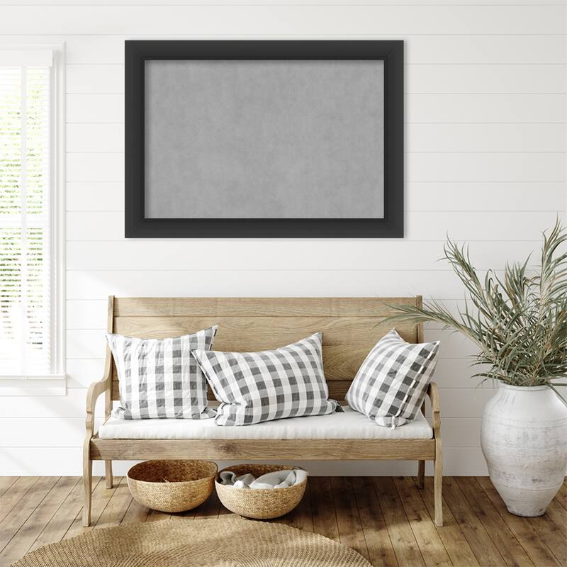 Amanti Art Sloped Black Framed