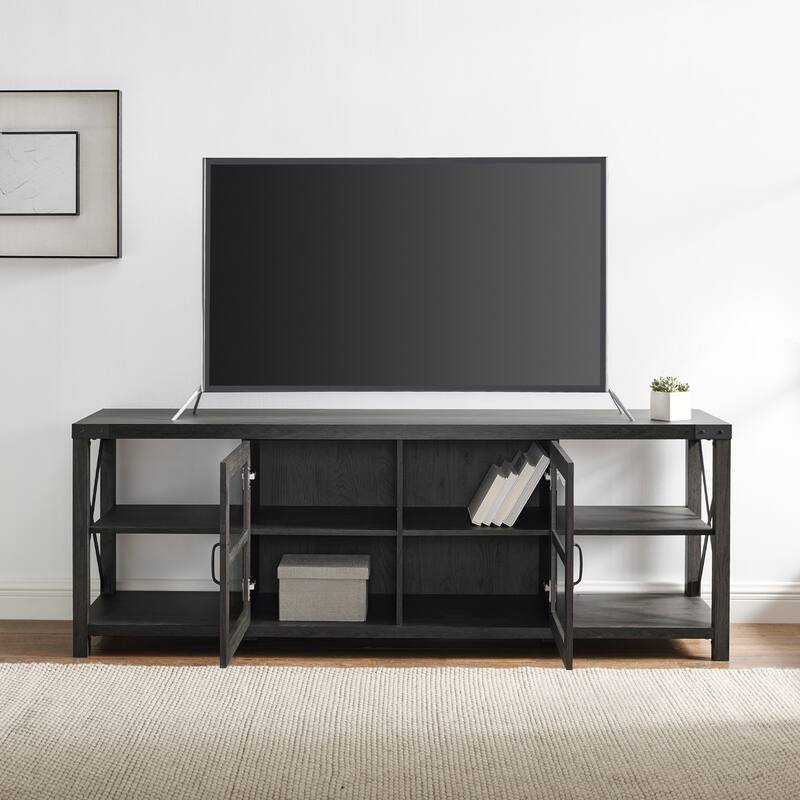 Middlebrook 70-inch Metal X-Accent TV Console