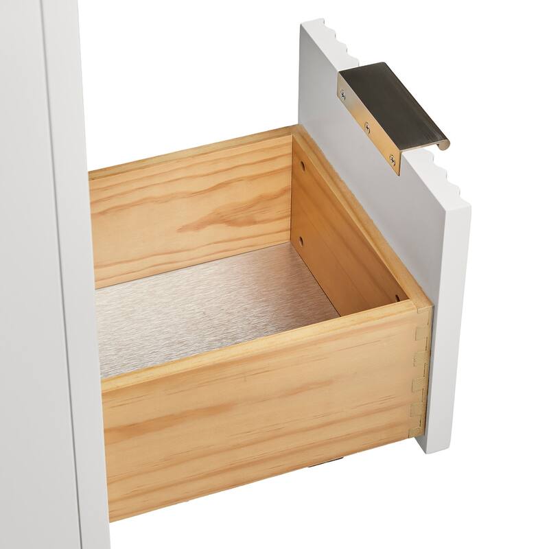 Ariel P36-R-BC Milan 36" Single Free Standing Vanity Cabinet