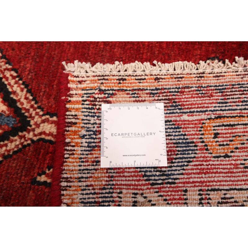ECARPETGALLERY Hand-knotted Konya Anatolian Red Wool Rug - 3'1 x 6'5
