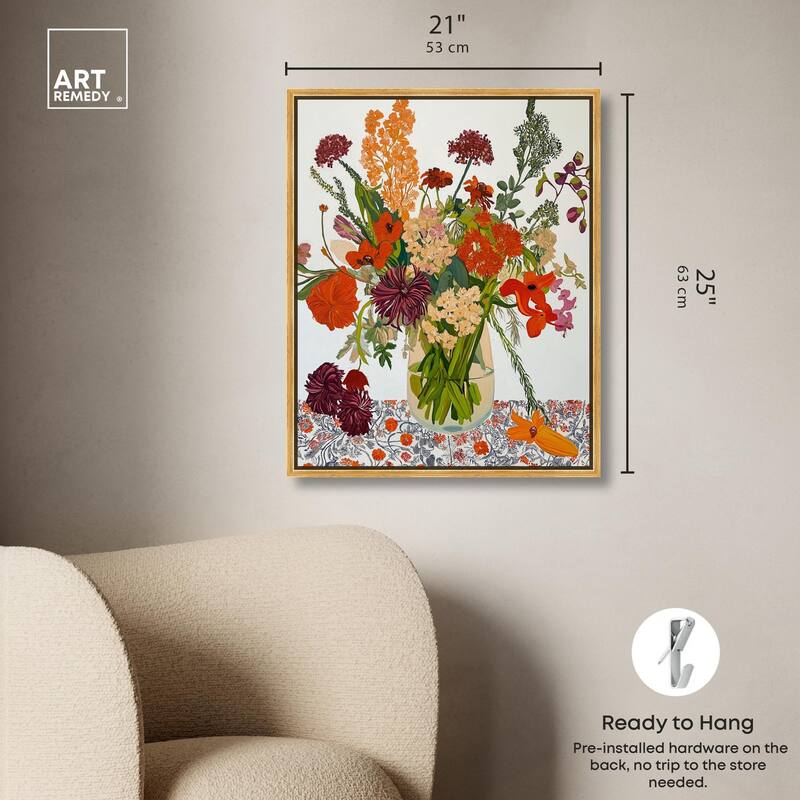 Abundant Blossom Canvas by Art Remedy