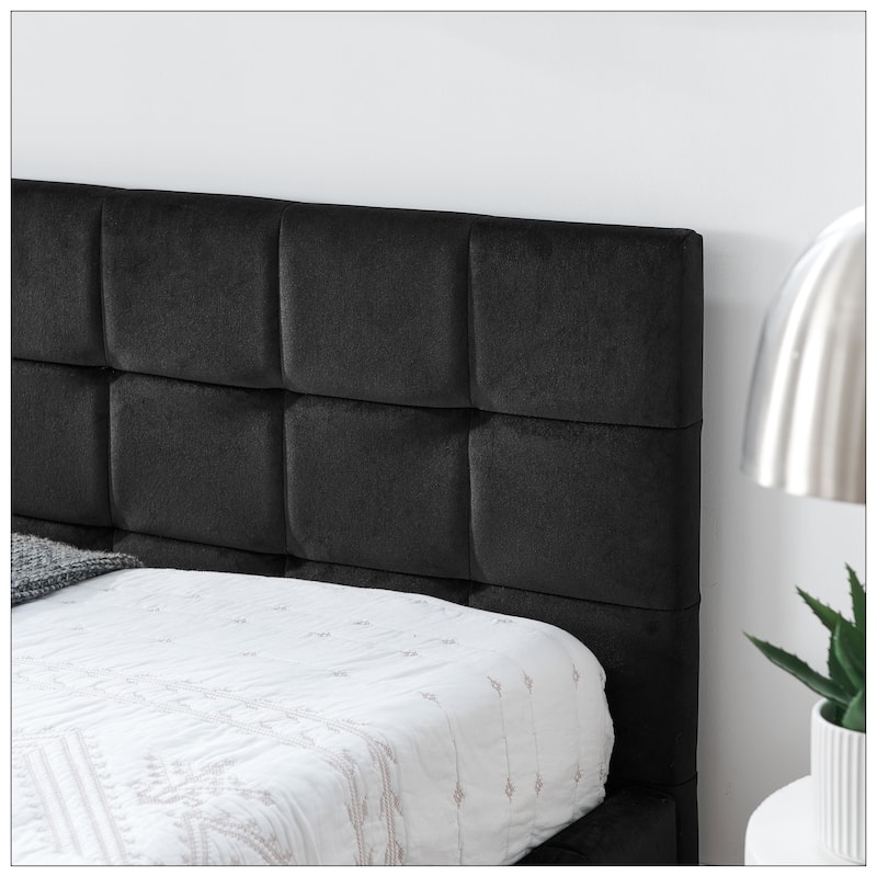 Full Size Upholstered Tufted Bed Frame