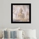 preview thumbnail 14 of 25, Oliver Gal 'Buddha In Peace' Spiritual and Religious Framed Wall Art Prints Religion - Gold, Purple 12 x 12 - Black