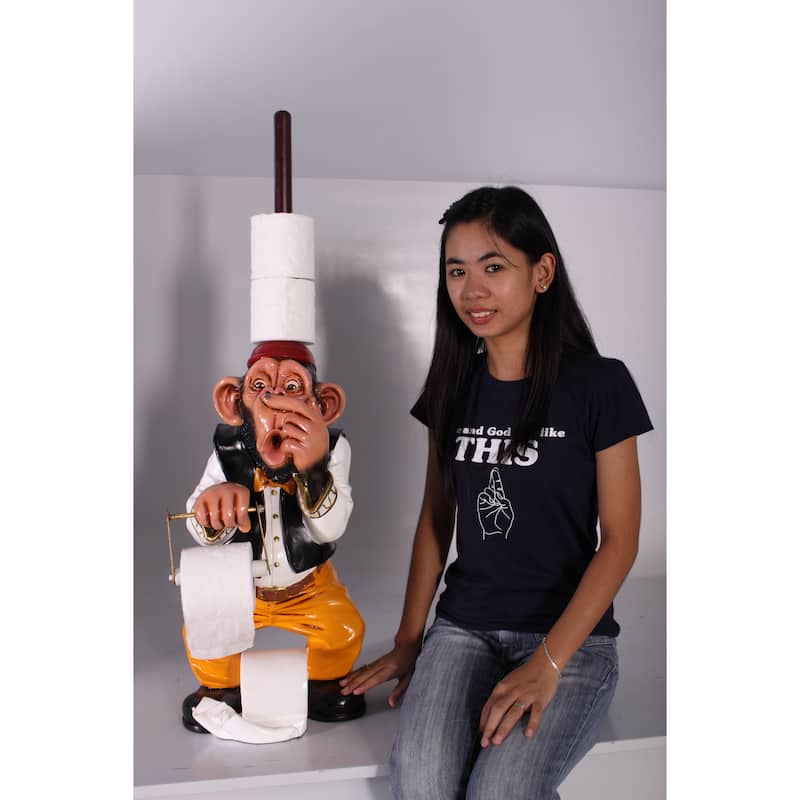 Toilet Monkey TP Holder