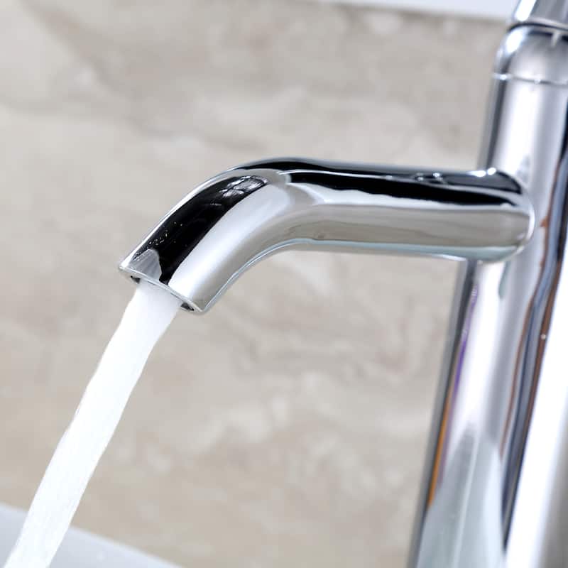 Luxier BSH03-T Single Handle 1-Hole Vessel Bathroom Faucet with Drain