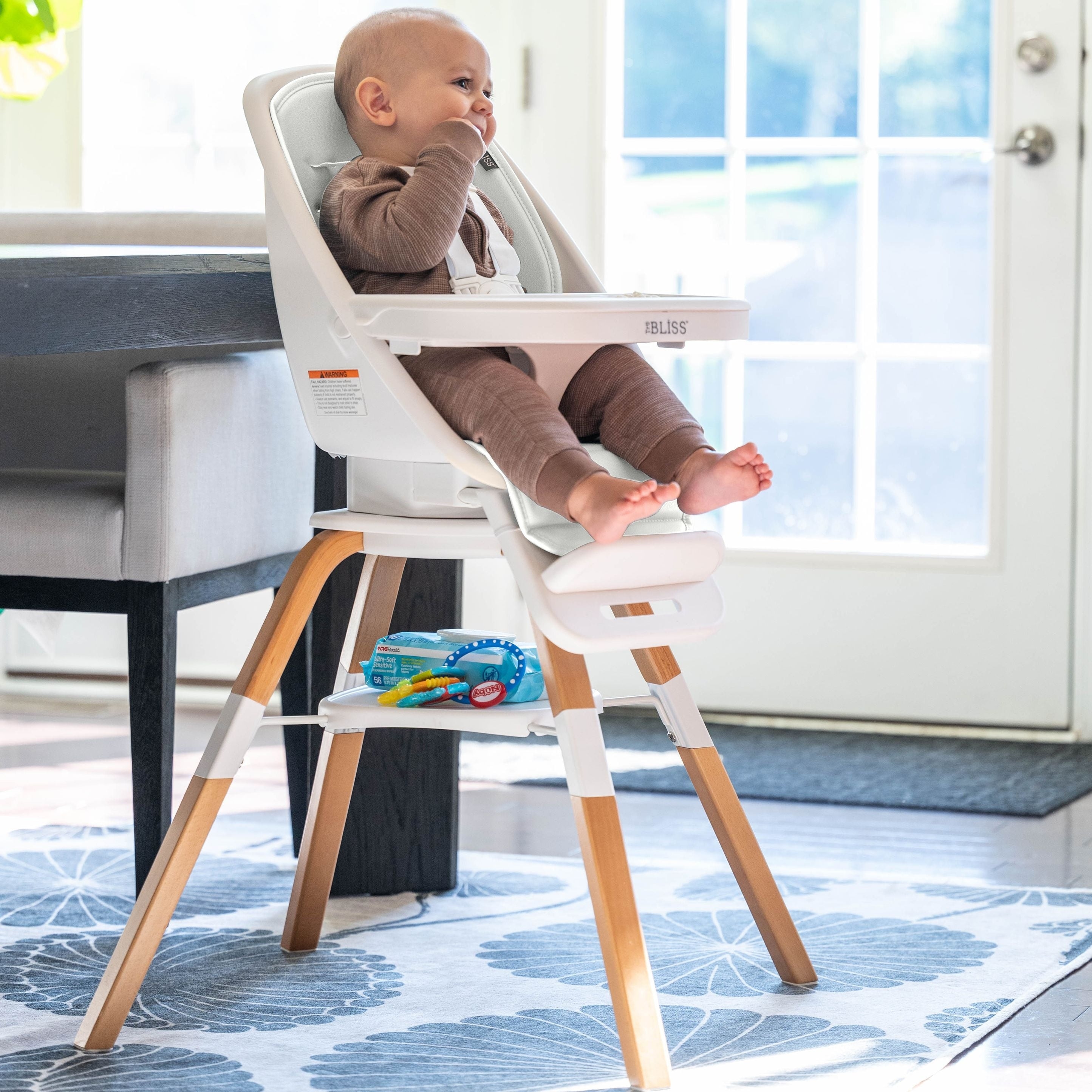 TruBliss 2-in-1 Turn-A-Tot High Chair with 360 Swivel