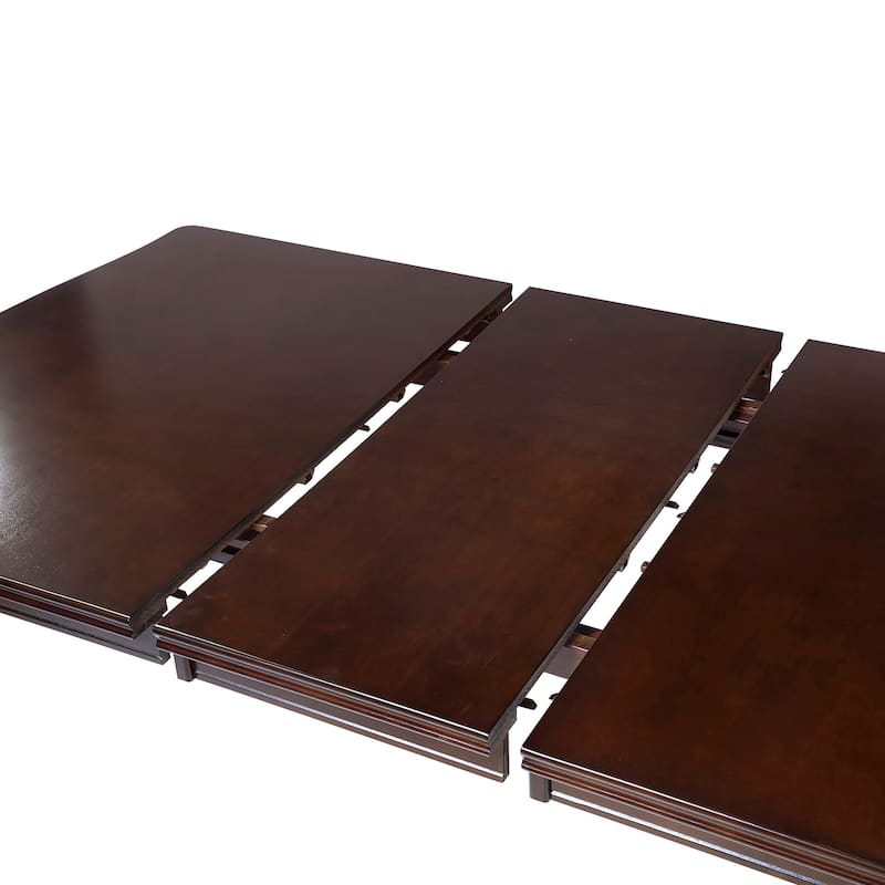 Furniture of America Betsy Espresso 78-inch Wood Expandable Dining Table