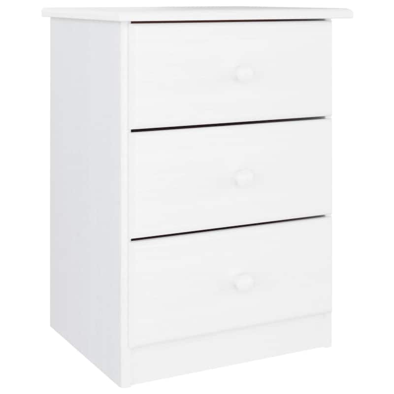 vidaXL Bedside Cabinet Nightstand End Table Living Room Bedroom Solid Wood Pine
